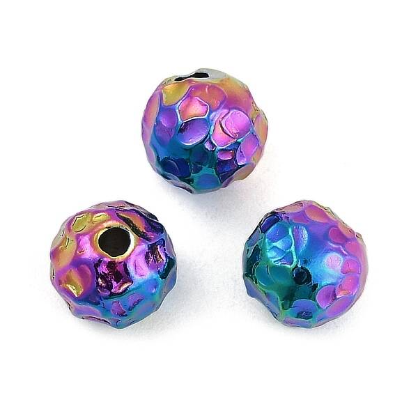 Textured 316 Surgical Stainless Steel Beads