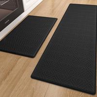 LUMI Kitchen Padded Mat Set, Anti-fatigue, Non-slip, Waterproof, Easy to Clean, 2-Piece Set 17.3 ‘x59’+17.3 ‘x29.5’Mo...