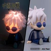 Jujutsu Kaisen Figure Satoru Gojo Action Figures Night Light Collectible Ornaments Pat Tap Light Desk Night Lamp Bedroom Deco...