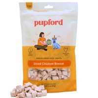 Pupford Diced Chicken Breast Limited Ingredient Freeze-Dried Dog Treats