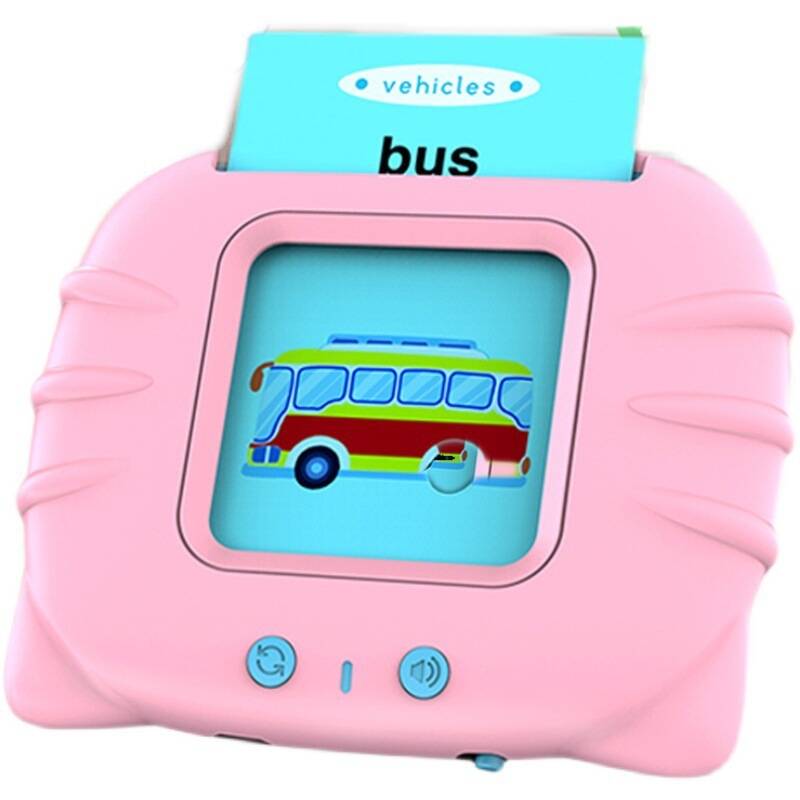 Kids Card Reader Early Education Children's Enlightenment English/Spanish Learning Machine
