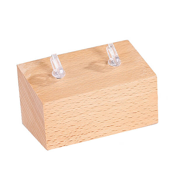 Wood Couple Rings Display Stands