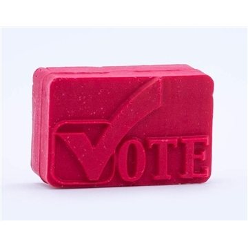 250 Custom Pencil Top Stock Eraser- Vote