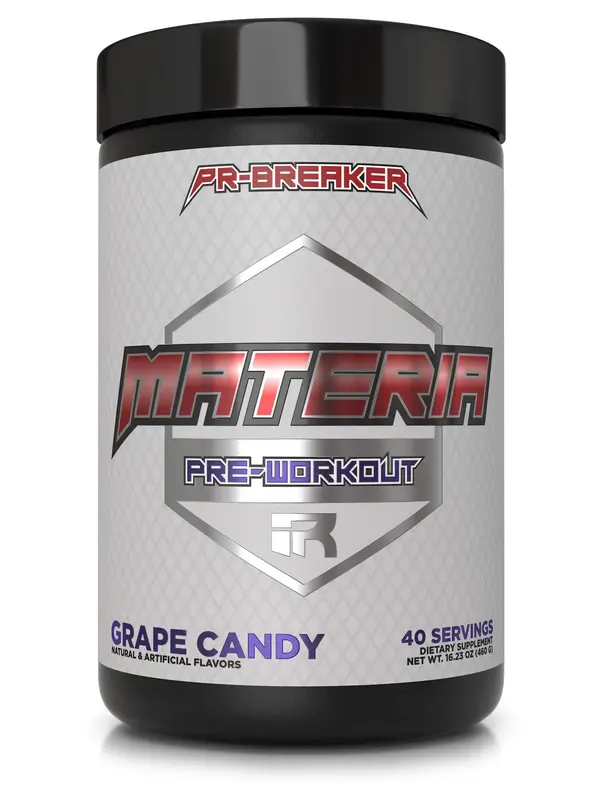 MATERIA Pre-Workout Supplement - Citrulline, Creatine, Beta-Alanine, Tyrosine Edible Fitness