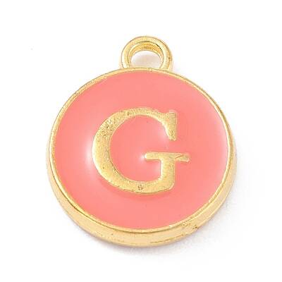 Golden Plated Alloy Enamel Charms