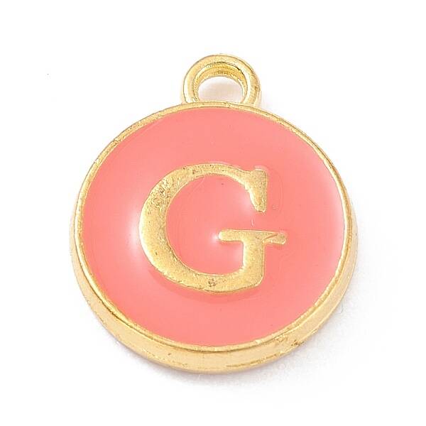 Golden Plated Alloy Enamel Charms