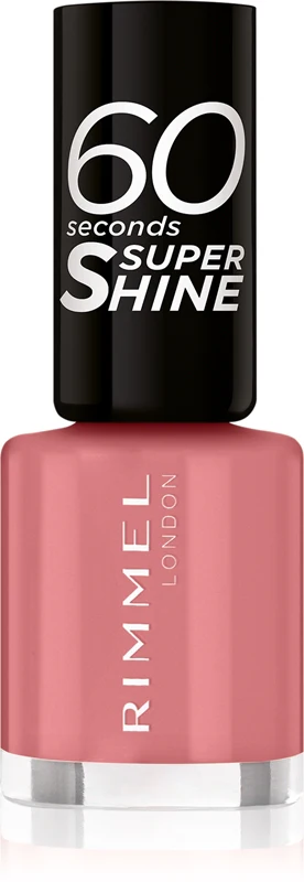 Rimmel 60 Seconds Super Shine - Nail Polish 8 ml 235 Preppy in Pink