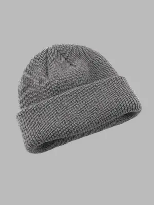 1 Piece Solid Color Beanie Hat/Knit Hat, Solid Cuff Beanie, Casual Winter Outdoor Hat For Men & Women, 2023 New Style Y2k Kn...