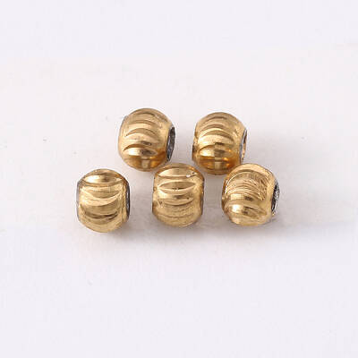 201 Stainless Steel Corrugated Beads