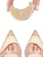 Women's Anti-pain Shoe Toe Front Long Toe Filler Shoe Cushion, Solid Color Comfortable Shoe Toe Front Long Toe Filler, Shoes ...