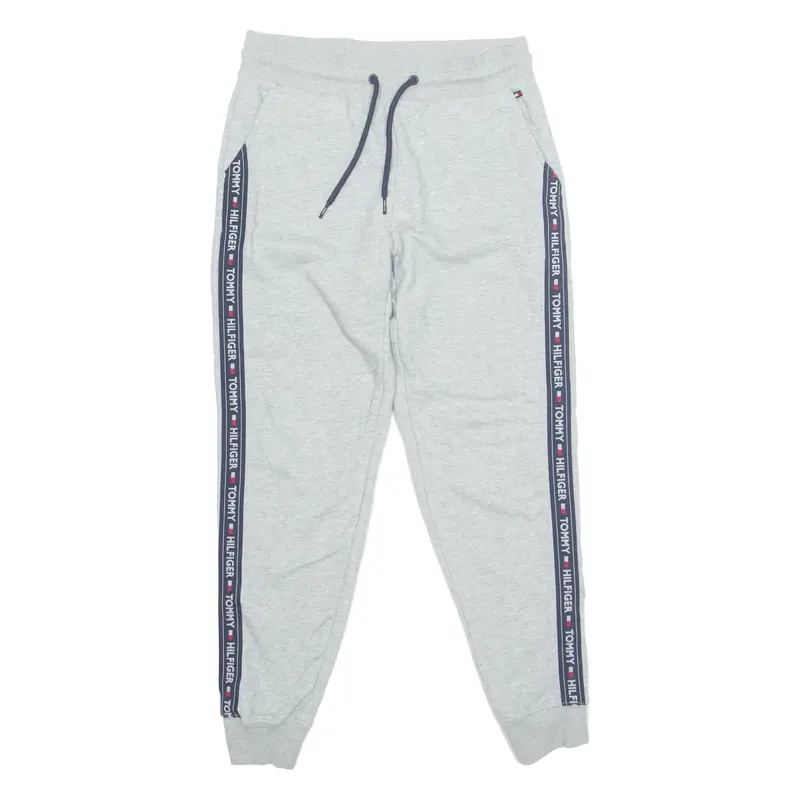 TOMMY HILFIGER Mens Joggers Grey Tapered S W28 L28