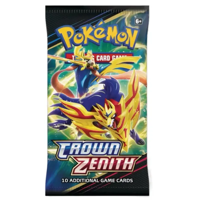 Pokemon TCG - Crown Zenith Booster Pack x 1 Rip and Ship