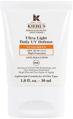 Kiehls Ultra Light Daily UV Defence SPF 50 - Light Skin Protection Cream - 30 ml