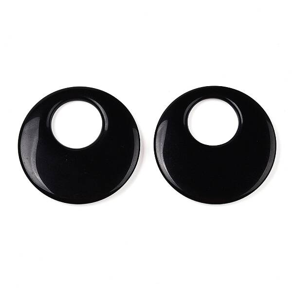 Natural\n Obsidian Pendants