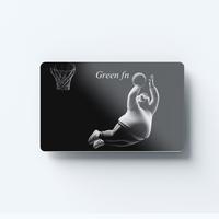 Green fn Debit/Credit Card Skin, Vinyl Sticker - High Quality