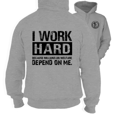 Welfare -Heather Gray Hoodie