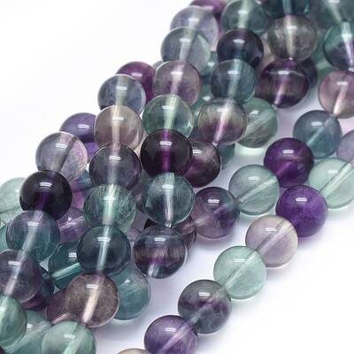 Natural Fluorite Beads Strands