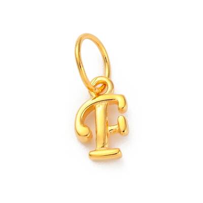 925 Sterling Silver Letter Charms with Jump Rings