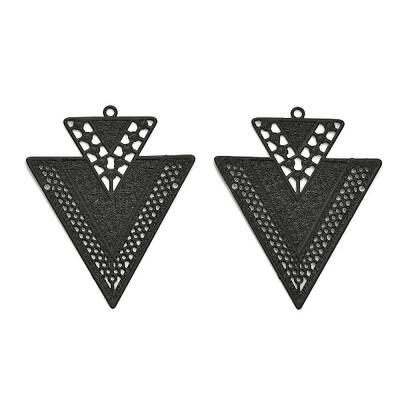Spray Painted 430 Stainless Steel Pendants