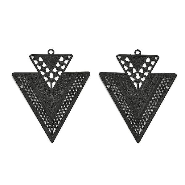Spray Painted 430 Stainless Steel Pendants