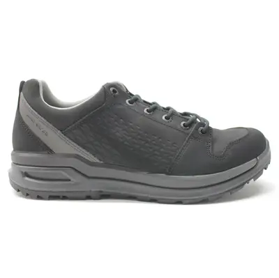 Lowa Strato Evo LL Lo Nubuck Leather Men's Lace Up Shoes - Black - Size:US 11.5 Men