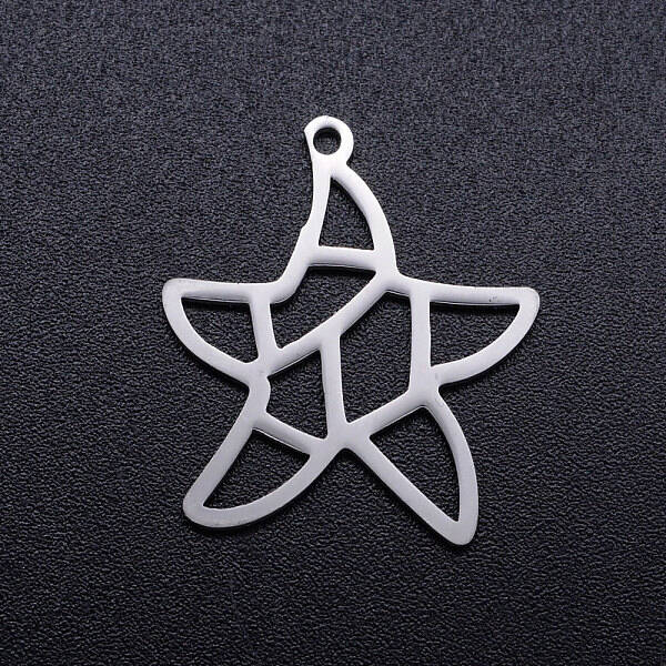 Tarnish Resistant 201 Stainless Steel Hollow Pendants