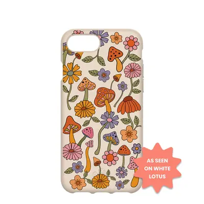 Seashell Shrooms and Blooms iPhone 6/6s/7/8/SE Case