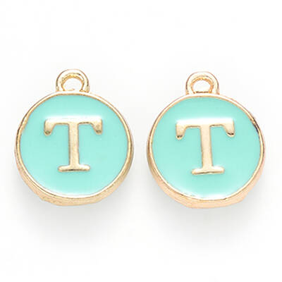 Golden Plated Alloy Enamel Charms