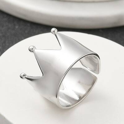 304 Stainless Steel Open Cuff Ring for Women