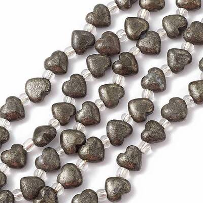 Natural Pyrite Beads Strands
