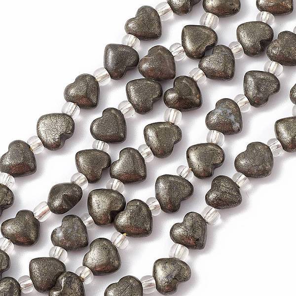 Natural Pyrite Beads Strands