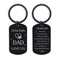 Father's Day Gifts for Dad from Daughter Son, Drive Safe Keychain Dad Gifts for Birthday Christmas Thanksgiving Father's Day ...