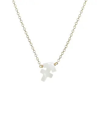 Zodiac Necklace | Metal Color: Gold | Sign: Sagittarius