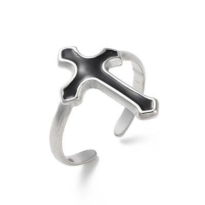 304 Stainless Steel Enamel Cuff Rings