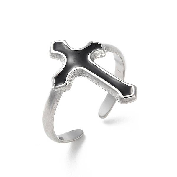 304 Stainless Steel Enamel Cuff Rings
