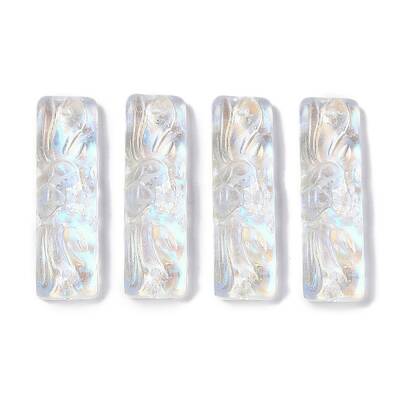 Baking Paint Glass Pendants