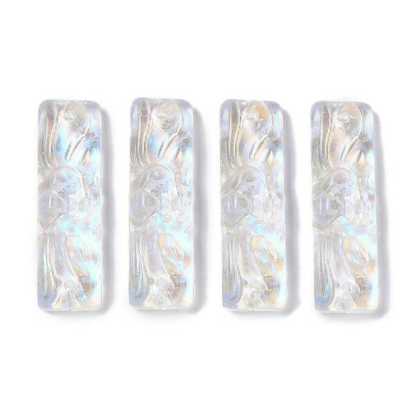 Baking Paint Glass Pendants