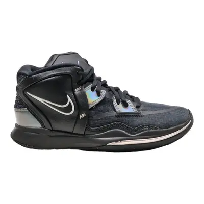 NIKE Kyrie Infinity 2022 High Top Trainers Black Leather Girls UK 4.5
