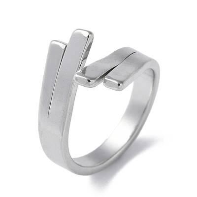 Non-Tarnish 304 Stainless Steel Cuff Ring