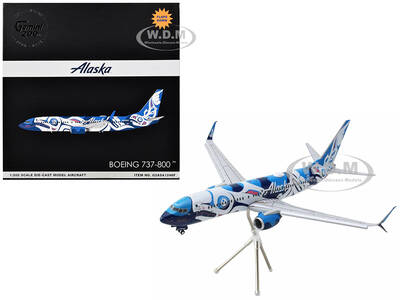 Boeing 737-800 Commercial Aircraft with Flaps Down \