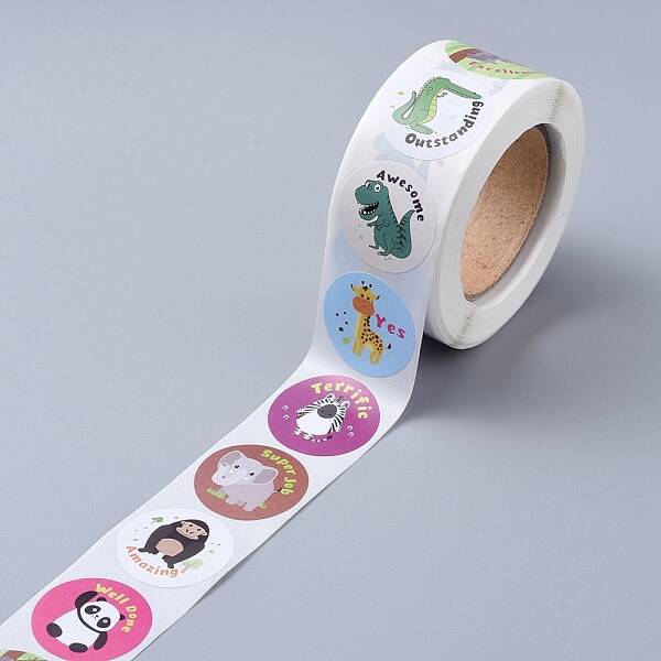 Self-Adhesive Paper Gift Tag Stickers