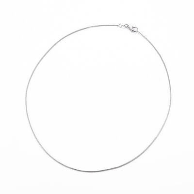 Brass Herringbone Chain Round Snake Chain Necklaces