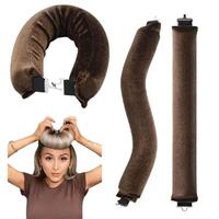 Heatless Curling Rod Headband, 3 Counts/set No Heat Hair Rollers, Soft Flexi Rods with Hook, Hair Styling Tools for Women & G...