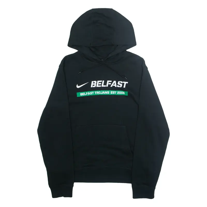 NIKE Belfast Mens Black Hoodie M