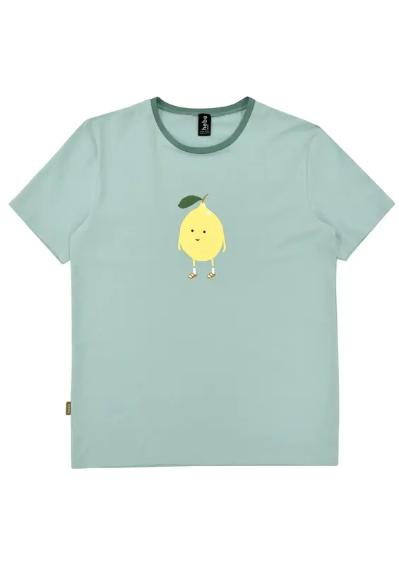 Organic cotton men T-shirt with Lemon | Size: M
