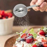 Stainless Steel Flour Sifter, 1 Count Manual Flour Sugar Sprinkling Tool, Kitchen Utensils & Gadgets for Home Restaurant Bake...