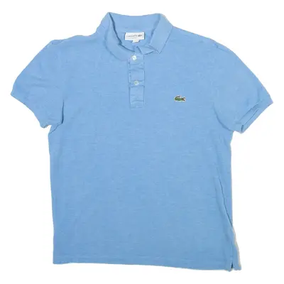 LACOSTE Mens Polo Shirt Blue M