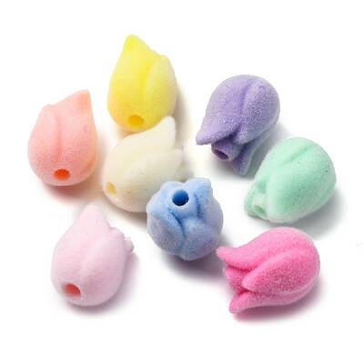 Flocky Resin Beads