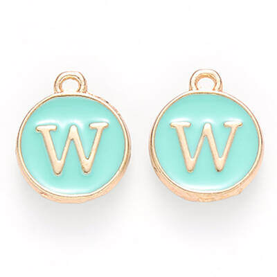 Golden Plated Alloy Enamel Charms