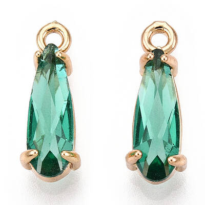 Faceted Glass Pendants